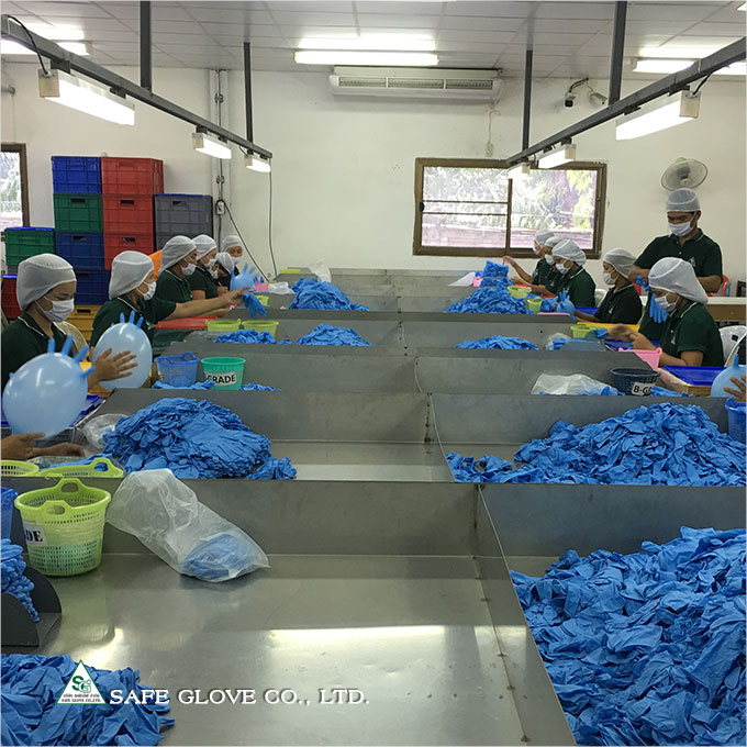 Latex Examination Gloves and Nitrile Disposable Gloves - Quality Control Checking